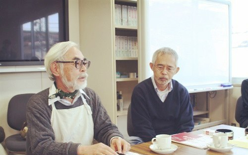 宫崎骏和铃木敏夫制作人