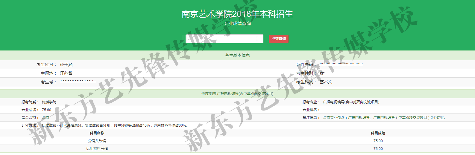 孙子涵 南京艺术学院